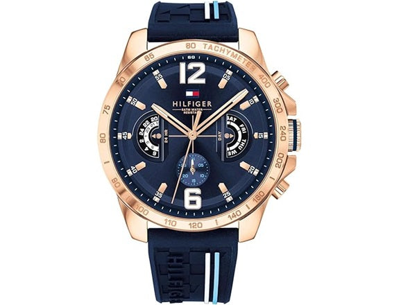 Tommy Hilfiger Analogue Multifunction Quartz Watch for men with Silicone Strap