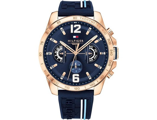 Tommy Hilfiger Analogue Multifunction Quartz Watch for men with Silicone Strap